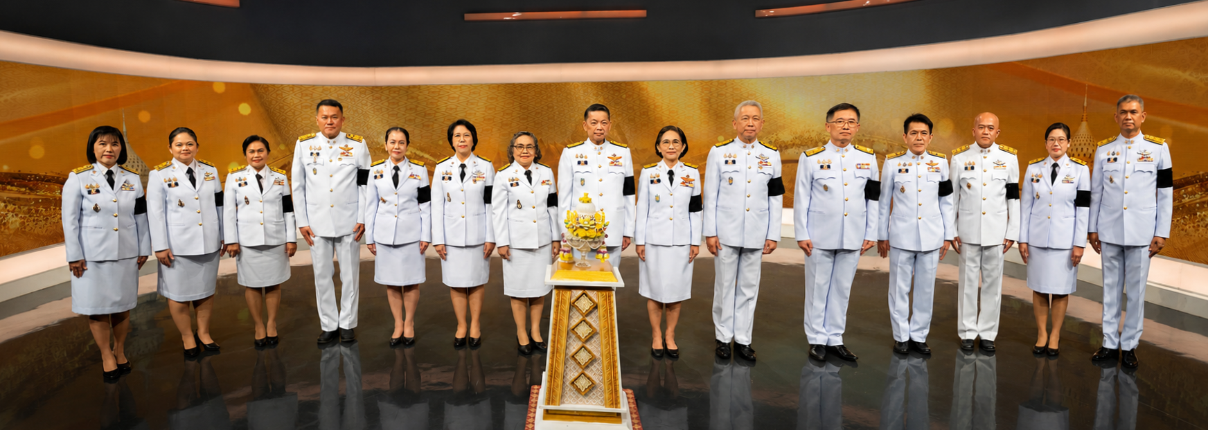2569-07-13 สำนักงานการตรวจเงินแผ่นดินบันทึกเทปถวายพระพรพระบาทสมเด็จพระเจ้าอยู่หัว ณ ห้องบันทึกเทป สถานีวิทยุโทรทัศน์ช่อง 7HD 
