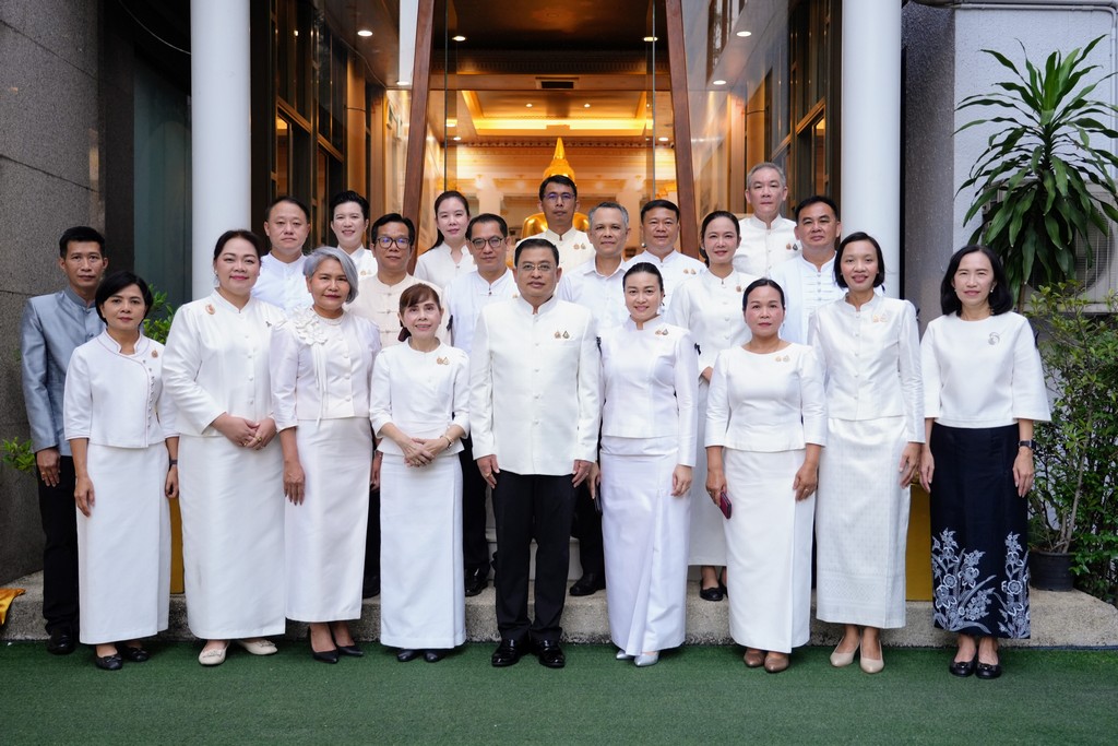 2569-03-26 พิธีสวดพระพุทธมนต์และพิธีทำบุญ ครบ 1 ปี อาคาร สตง. (แห่งใหม่) ระหว่างก่อสร้างทรุดตัว ณ สำนักงานการตรวจเงินแผ่นดิน