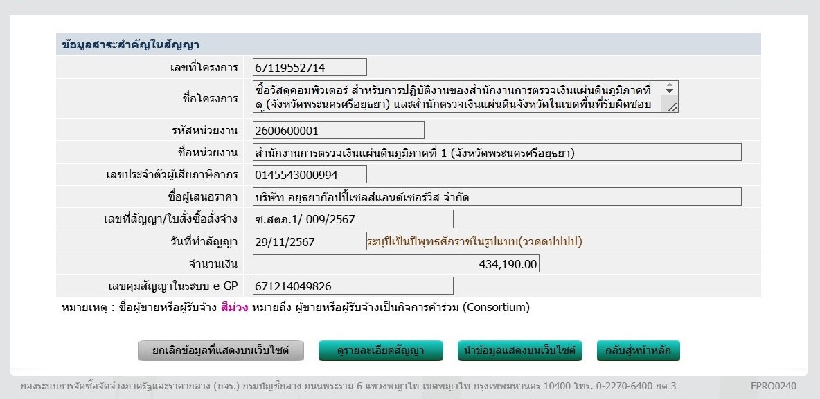 ข้อมูลสาระสำคัญ