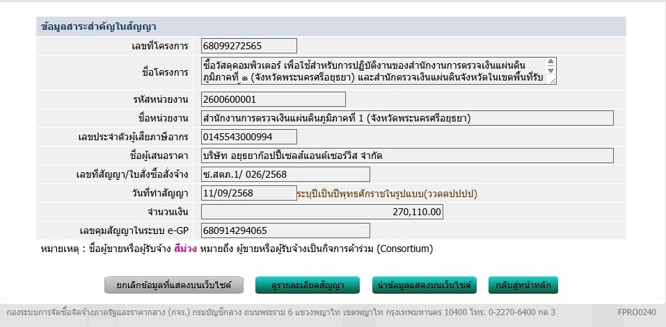 ข้อมูลสาระสำคัญ