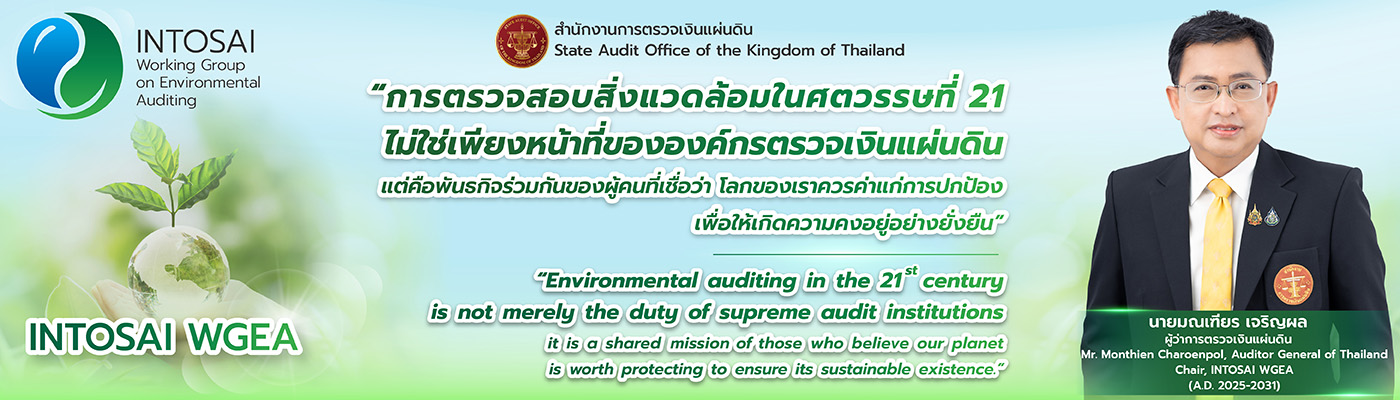 ผตง. เป็นประธาน INTOSAI WGEA