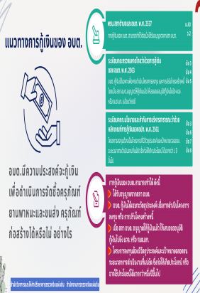 แนวทางการกู้เงินของ อบต.