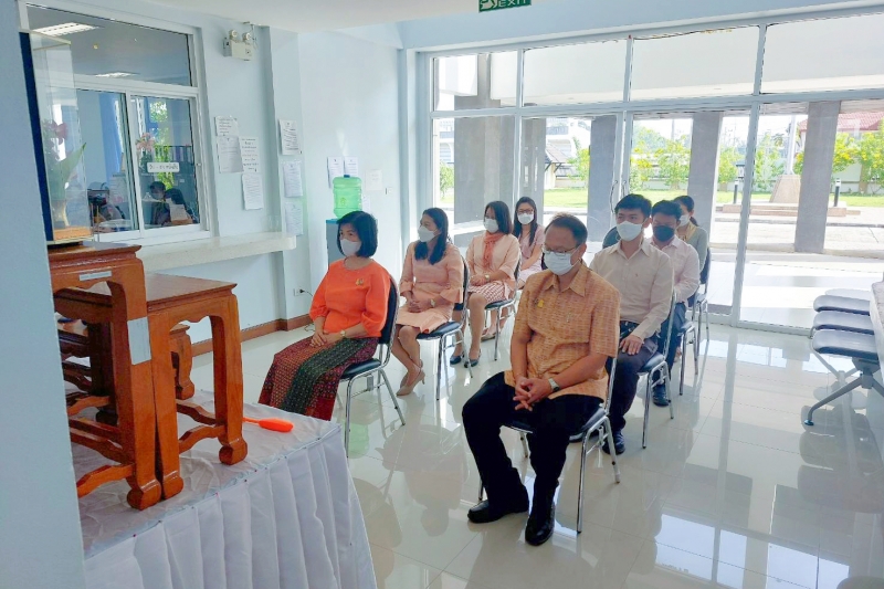 สำนักงานการตรวจเงินแผ่นดินประกอบพิธีเจริญพระพุทธมนต์และเจริญจิตตภาวนาถวายพระพรชัยมงคลแด่สมเด็จพระเจ้าลูกเธอ เจ้าฟ้าพัชรกิติยาภา