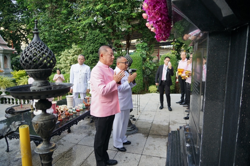 พิธีบวงสรวงเนื่องในวันคล้ายวันสถาปนา สำนักงานการตรวจเงินแผ่นดิน ครบรอบ 104 ปี