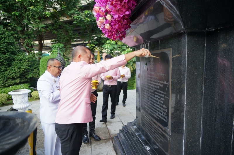 พิธีบวงสรวงเนื่องในวันคล้ายวันสถาปนา สำนักงานการตรวจเงินแผ่นดิน ครบรอบ 104 ปี