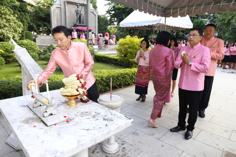 พิธีบวงสรวงเนื่องในวันคล้ายวันสถาปนา สำนักงานการตรวจเงินแผ่นดิน ครบรอบ 104 ปี