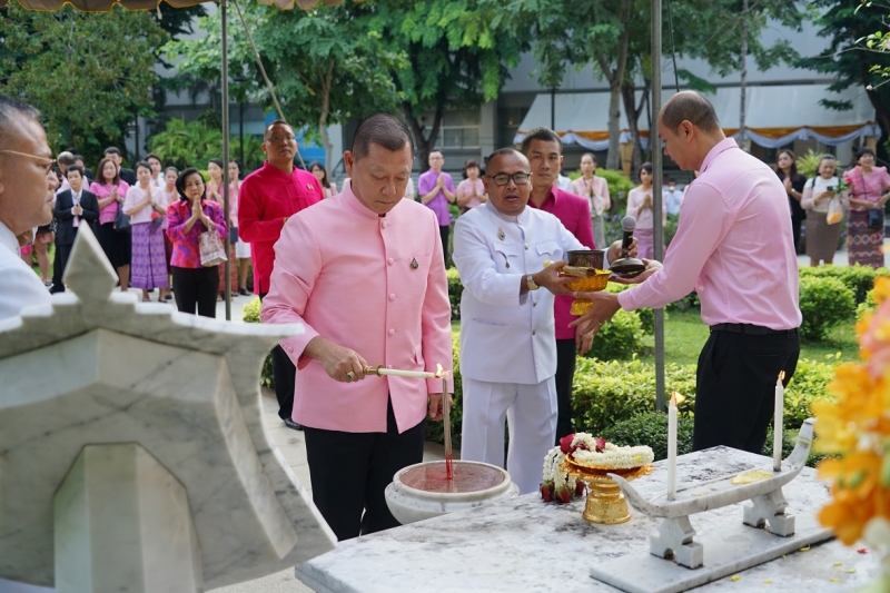 พิธีบวงสรวงเนื่องในวันคล้ายวันสถาปนา สำนักงานการตรวจเงินแผ่นดิน ครบรอบ 104 ปี