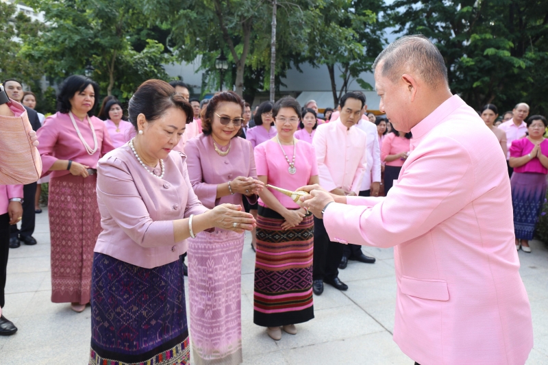 พิธีบวงสรวงเนื่องในวันคล้ายวันสถาปนา สำนักงานการตรวจเงินแผ่นดิน ครบรอบ 104 ปี