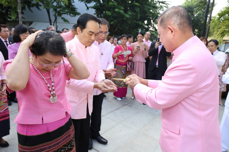 พิธีบวงสรวงเนื่องในวันคล้ายวันสถาปนา สำนักงานการตรวจเงินแผ่นดิน ครบรอบ 104 ปี