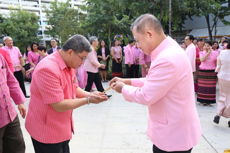 พิธีบวงสรวงเนื่องในวันคล้ายวันสถาปนา สำนักงานการตรวจเงินแผ่นดิน ครบรอบ 104 ปี