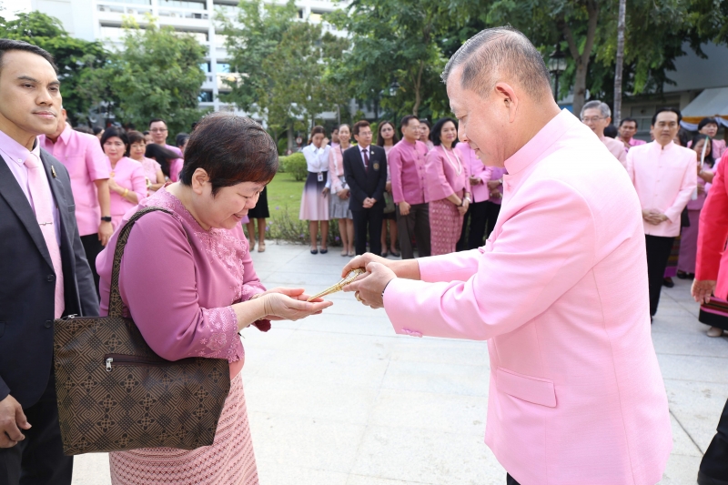 พิธีบวงสรวงเนื่องในวันคล้ายวันสถาปนา สำนักงานการตรวจเงินแผ่นดิน ครบรอบ 104 ปี