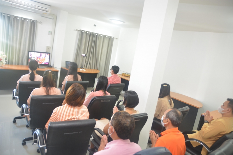 สำนักงานการตรวจเงินแผ่นดินประกอบพิธีเจริญพระพุทธมนต์และเจริญจิตตภาวนาถวายพระพรชัยมงคลแด่สมเด็จพระเจ้าลูกเธอ เจ้าฟ้าพัชรกิติยาภา 