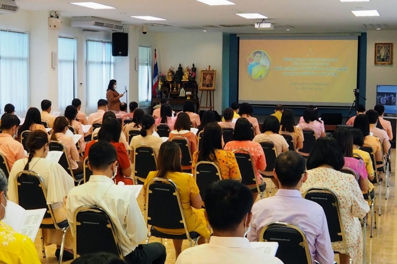 สำนักงานการตรวจเงินแผ่นดินประกอบพิธีเจริญพระพุทธมนต์และเจริญจิตตภาวนาถวายพระพรชัยมงคลแด่สมเด็จพระเจ้าลูกเธอ เจ้าฟ้าพัชรกิติยาภา