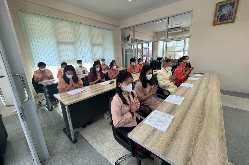พิธีเจริญพระพุทธมนต์และเจริญจิตตภาวนาถวายพระพรชัยมงคลแด่สมเด็จพระเจ้าลูกเธอ เจ้าฟ้าพัชรกิติยาภา