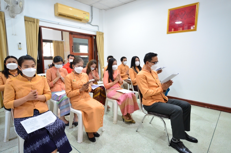 สำนักงานการตรวจเงินแผ่นดินประกอบพิธีเจริญพระพุทธมนต์และเจริญจิตตภาวนาถวายพระพรชัยมงคลแด่สมเด็จพระเจ้าลูกเธอ เจ้าฟ้าพัชรกิติยาภา 