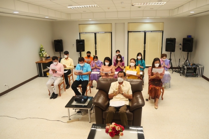 สำนักงานการตรวจเงินแผ่นดินประกอบพิธีเจริญพระพุทธมนต์และเจริญจิตตภาวนาถวายพระพรชัยมงคลแด่สมเด็จพระเจ้าลูกเธอ เจ้าฟ้าพัชรกิติยาภา