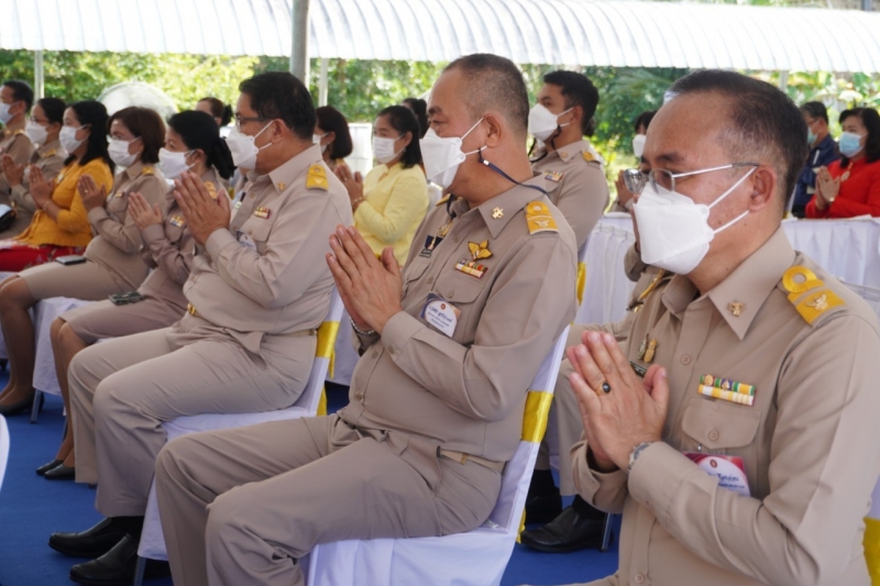 พิธีวางศิลาฤกษ์อาคารที่ทำการสำนักตรวจเงินแผ่นดินจังหวัดระนอง
