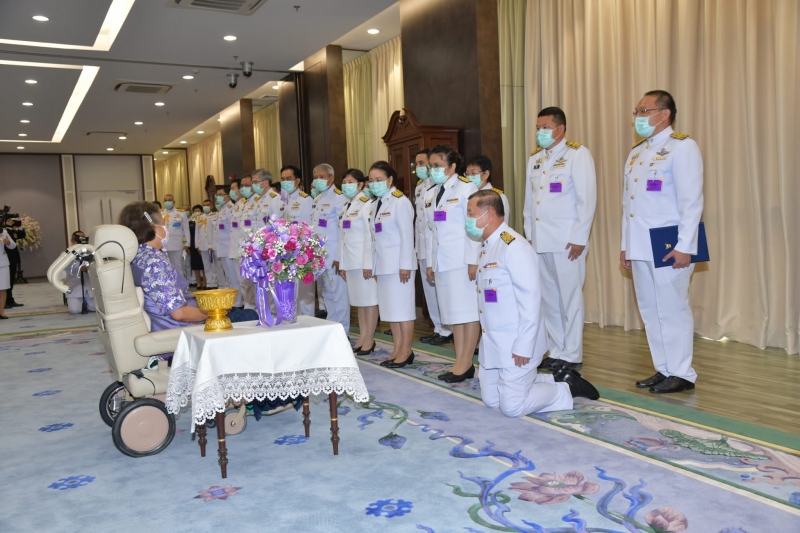 ถวายพระพรชัยมงคล เนื่องในโอกาสวันคล้ายวันพระราชสมภพ วันที่ 2 เมษายน 2564 ณ วังสระปทุม