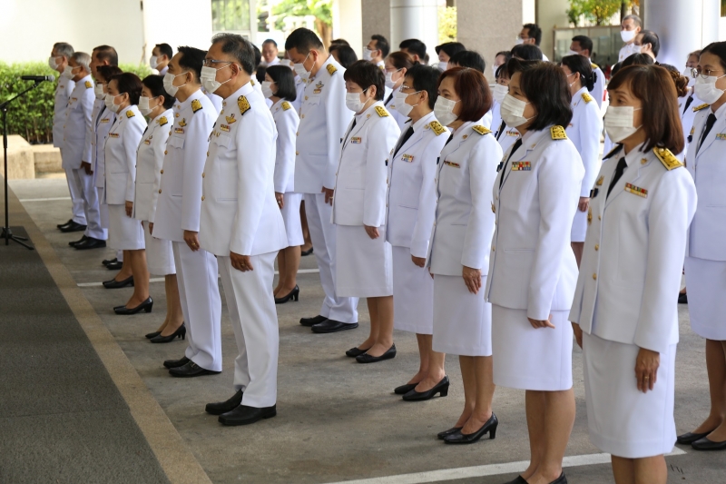พิธีถวายสัตย์ปฏิญาณเพื่อเป็นข้าราชการที่ดีและพลังของแผ่นดิน ประจำปี 2563 ณ สำนักงานการตรวจเงินแผ่นดิน