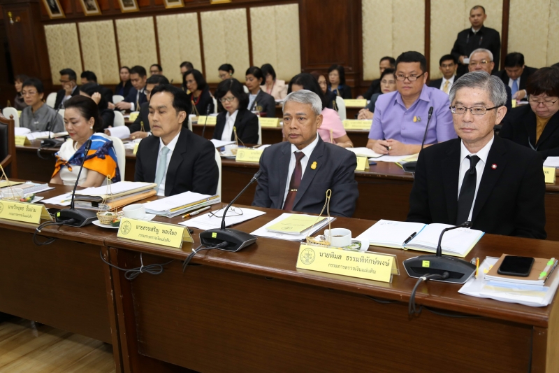 การประชุมหารือร่วมระหว่างคณะกรรมาธิการกิจการองค์กรอิสระตามรัฐธรรมนูญ วุฒิสภา และคณะกรรมการตรวจเงินแผ่นดิน ผู้ว่าการตรวจเงินแผ่น