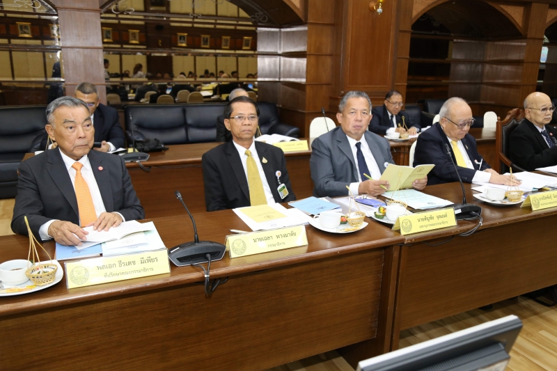 การประชุมหารือร่วมระหว่างคณะกรรมาธิการกิจการองค์กรอิสระตามรัฐธรรมนูญ วุฒิสภา และคณะกรรมการตรวจเงินแผ่นดิน ผู้ว่าการตรวจเงินแผ่น