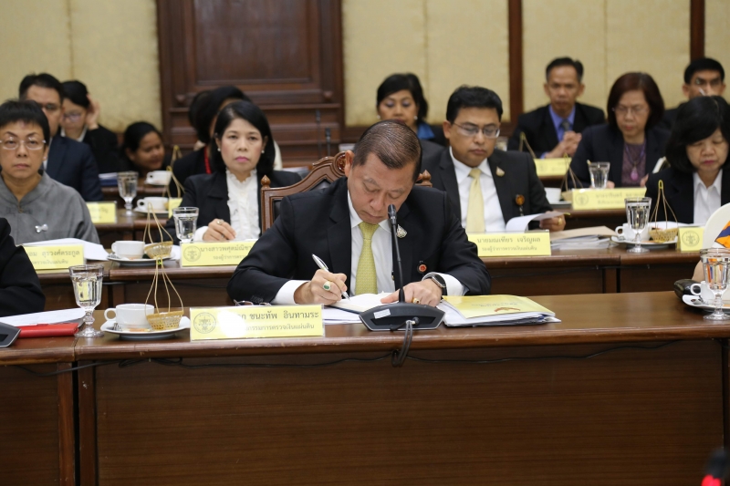 การประชุมหารือร่วมระหว่างคณะกรรมาธิการกิจการองค์กรอิสระตามรัฐธรรมนูญ วุฒิสภา และคณะกรรมการตรวจเงินแผ่นดิน ผู้ว่าการตรวจเงินแผ่น