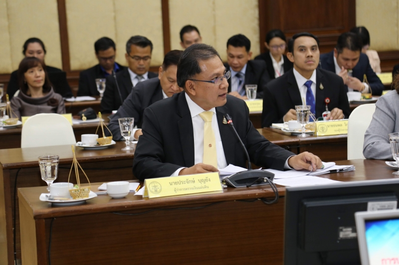 การประชุมหารือร่วมระหว่างคณะกรรมาธิการกิจการองค์กรอิสระตามรัฐธรรมนูญ วุฒิสภา และคณะกรรมการตรวจเงินแผ่นดิน ผู้ว่าการตรวจเงินแผ่น