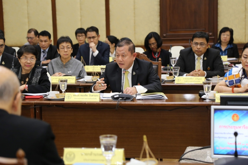 การประชุมหารือร่วมระหว่างคณะกรรมาธิการกิจการองค์กรอิสระตามรัฐธรรมนูญ วุฒิสภา และคณะกรรมการตรวจเงินแผ่นดิน ผู้ว่าการตรวจเงินแผ่น