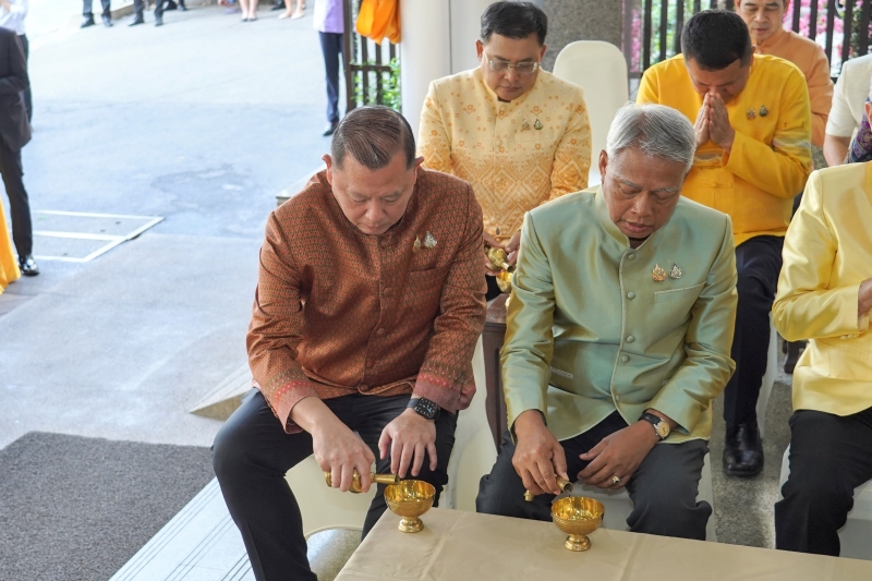 พิธีเปิดการฝึกอบรมโครงการส่งเสริมความรู้การตรวจเงินแผ่นดิน