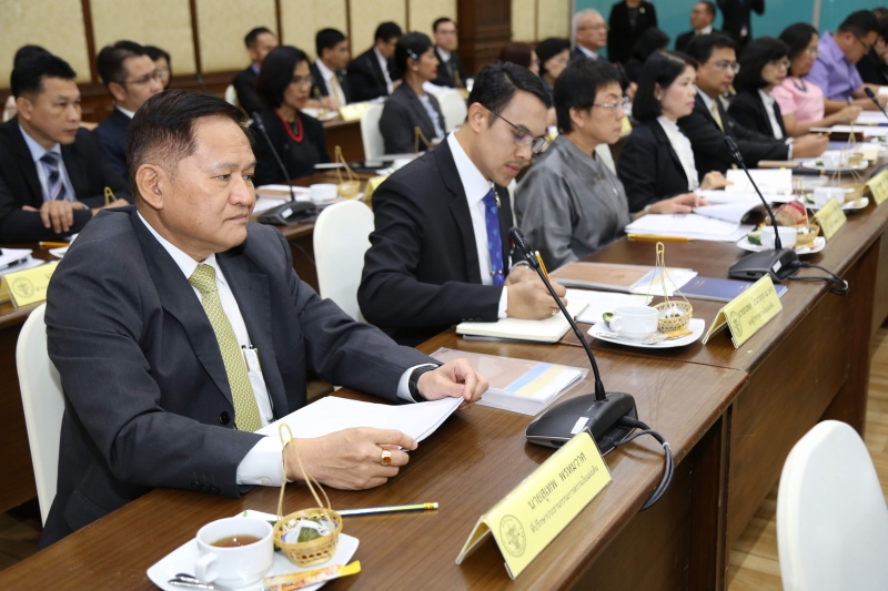 การประชุมหารือร่วมระหว่างคณะกรรมาธิการกิจการองค์กรอิสระตามรัฐธรรมนูญ วุฒิสภา และคณะกรรมการตรวจเงินแผ่นดิน ผู้ว่าการตรวจเงินแผ่น