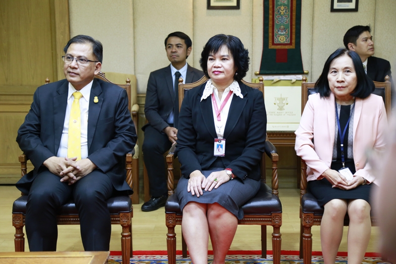 เอกอัครราชทูตอิตาลีประจำประเทศไทย พร้อมคณะเข้าเยี่ยมคารวะ ปตง. และ ผตง.
