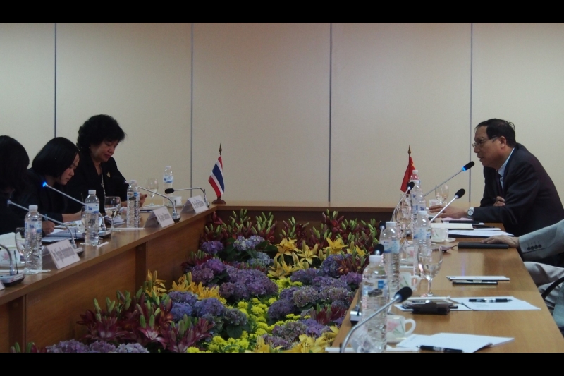 คณะผู้แทนมหาวิทยาลัยตรวจสอบหนานจิง เยี่ยมคารวะ ปตง. ผตง. และคณะผู้บริหาร สตง. 