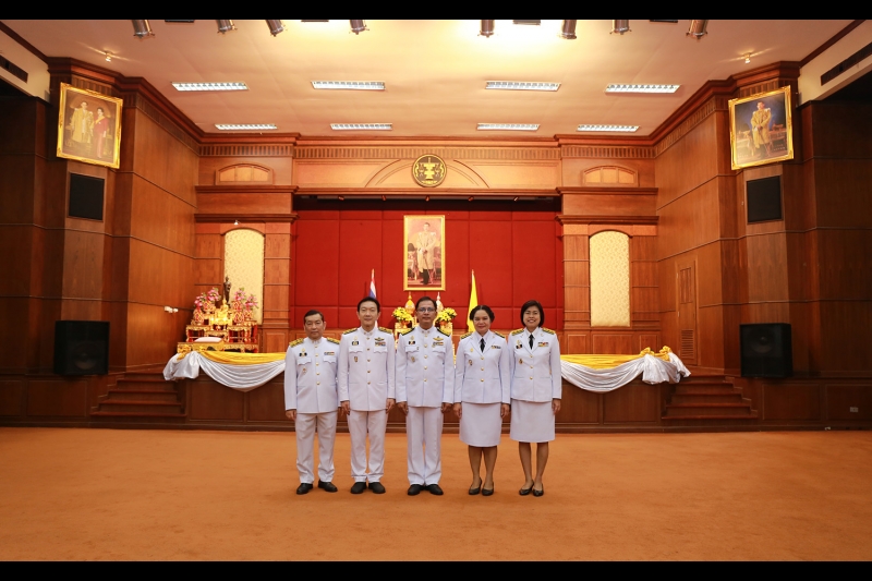 พีธีรับพระราชโองการโปรดเกล้าโปรดกระหม่อมแต่งตั้ง ผู้ว่าการตรวจเงินแผ่นดิน