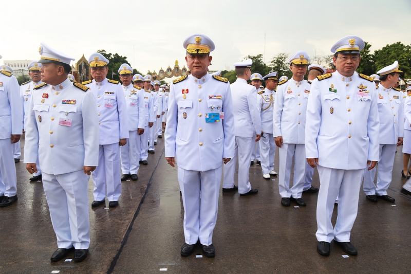พิธีทำบุญตักบาตร พิธีถวายบังคมและวางพวงมาลา เนื่องในวันปิยมหาราช พุทธศักราช 2561