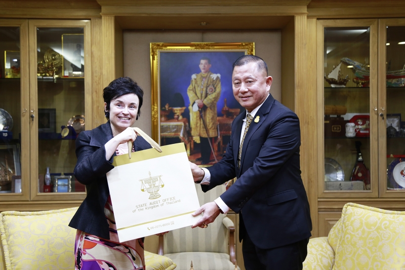 เอกอัครราชทูตอิตาลีประจำประเทศไทย พร้อมคณะเข้าเยี่ยมคารวะ ปตง. และ ผตง.