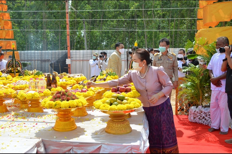 พิธีวางศิลาฤกษ์อาคารที่ทำการและอาคารชุดพักอาศัย สำนักตรวจเงินแผ่นดินจังหวัดสระแก้ว