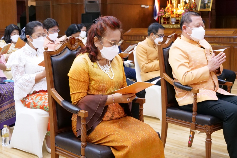 พิธีเจริญพระพุทธมนต์และเจริญจิตตภาวนาถวายพระพรชัยมงคลแด่สมเด็จพระเจ้าลูกเธอ เจ้าฟ้าพัชรกิติยาภา