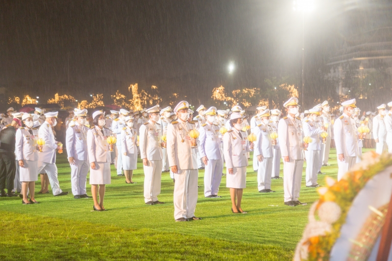 กิจกรรมน้อมรำลึกเนื่องในวันคล้ายวันสวรรคตพระบาทสมเด็จพระบรมชนกาธิเบศร มหาภูมิพลอดุลยเดชมหาราช บรมนาถบพิตร 13 ตุลาคม 2563 ณ ท้องส