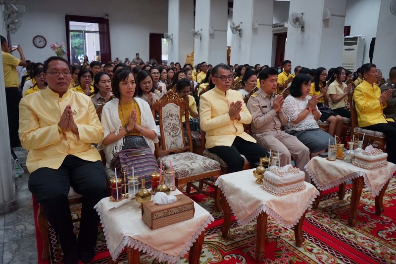 2562-07-15 สำนักงานการตรวจเงินแผ่นดิน ร่วมบำเพ็ญกุศลเทศน์มหาชาติเวสสันดรชาดก เนื่องในสัปดาห์เผยแพร่พระพุทธศาสนา  วันอาสาฬหบูชาแล