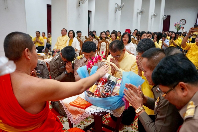 2562-07-15 สำนักงานการตรวจเงินแผ่นดิน ร่วมบำเพ็ญกุศลเทศน์มหาชาติเวสสันดรชาดก เนื่องในสัปดาห์เผยแพร่พระพุทธศาสนา  วันอาสาฬหบูชาแล