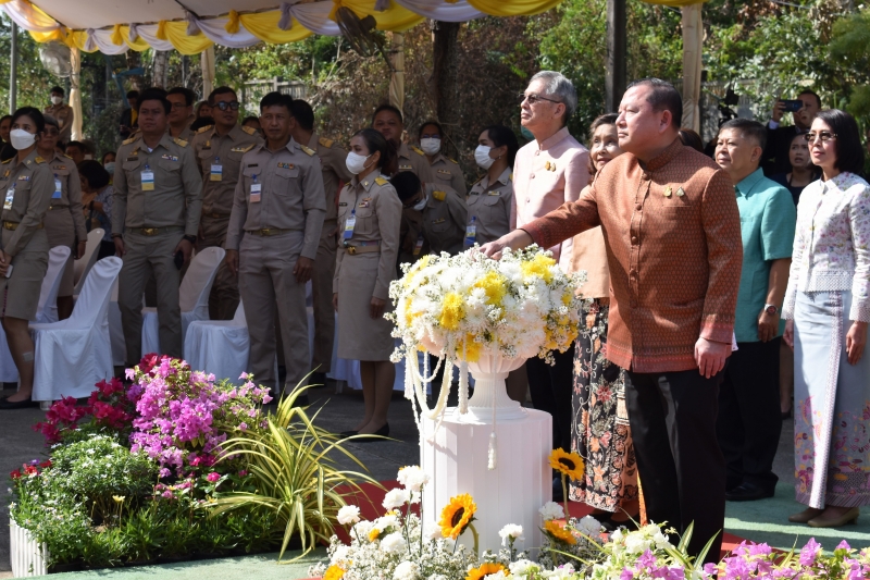พิธีเปิดอาคารที่ทำการสำนักตรวจเงินแผ่นดินจังหวัดระนอง ณ จังหวัดระนอง 