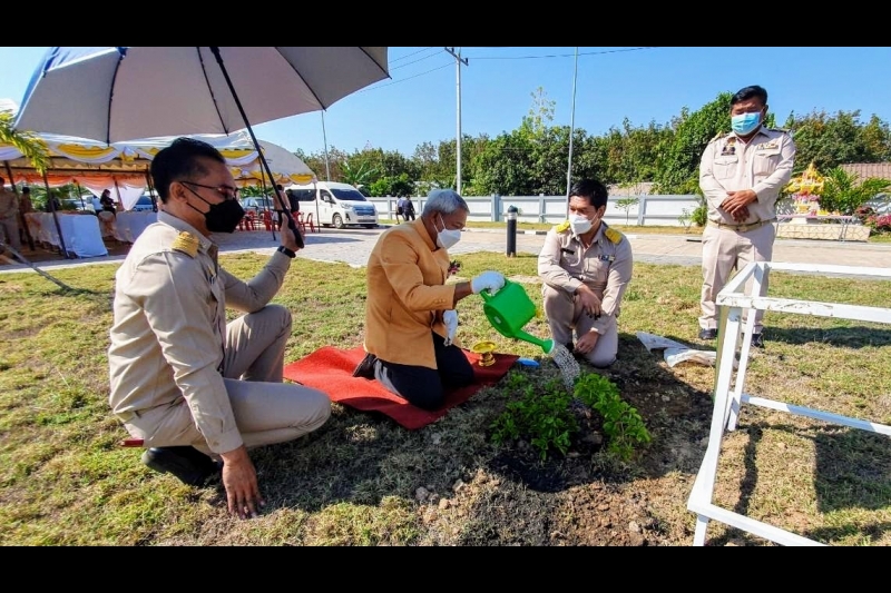 พิธีเปิดอาคารที่ทำการสำนักตรวจเงินแผ่นดินจังหวัดบึงกาฬ