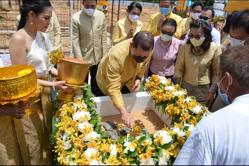 พิธีวางศิลาฤกษ์อาคารที่ทำการและอาคารชุดพักอาศัย สำนักตรวจเงินแผ่นดินจังหวัดสระแก้ว