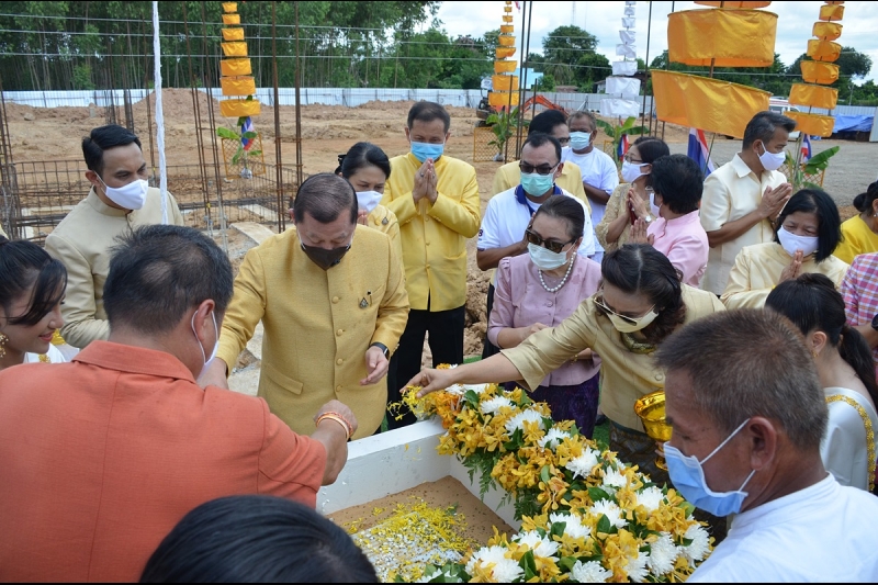 พิธีวางศิลาฤกษ์อาคารที่ทำการและอาคารชุดพักอาศัย สำนักตรวจเงินแผ่นดินจังหวัดสระแก้ว