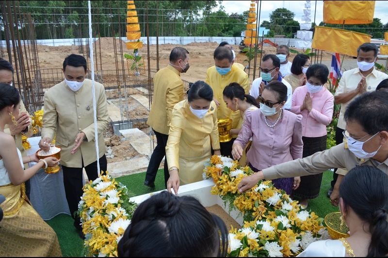 พิธีวางศิลาฤกษ์อาคารที่ทำการและอาคารชุดพักอาศัย สำนักตรวจเงินแผ่นดินจังหวัดสระแก้ว