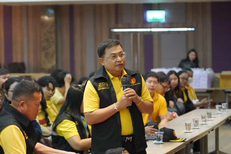 พิธีทำบุญตักบาตรข้าวสารอาหารแห้ง เดือนเมษายน 2562