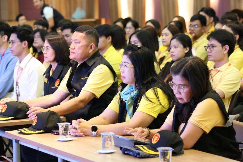 พิธีทำบุญตักบาตรข้าวสารอาหารแห้ง เดือนมีนาคม 2562