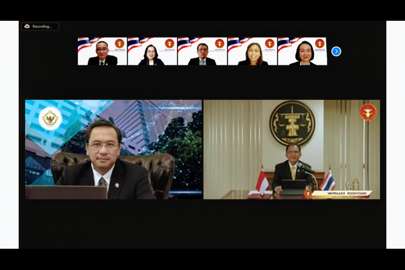 พิธีเปิดการศึกษาดูงานระหว่างประเทศผ่านระบบออนไลน์ (Online) โครงการพัฒนานักบริหารการตรวจเงินแผ่นดินระดับสูง (นตส.) รุ่นที่ 10