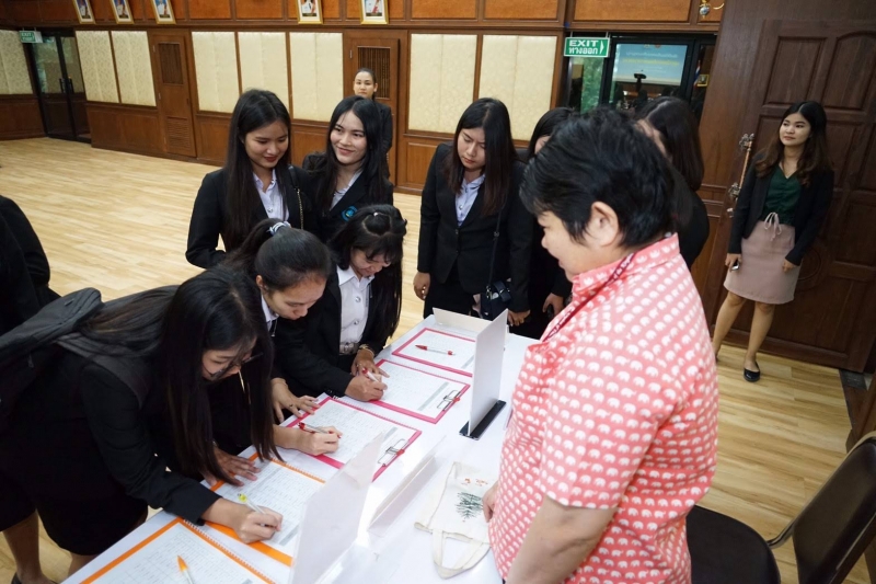 คณะการบัญชีและการจัดการ มหาวิทยาลัยมหาสารคามศึกษาดูงานสำนักงานการตรวจเงินแผ่นดิน