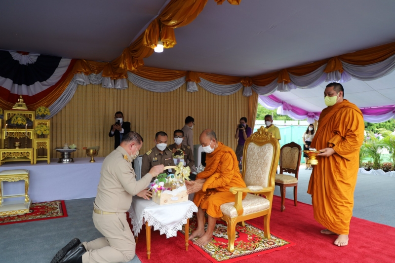 พิธีวางศิลาฤกษ์อาคารสำนักตรวจเงินแผ่นดินจังหวัดอุทัยธานี พร้อมอาคารชุดพักอาศัย